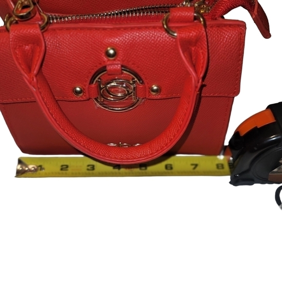 NWT Bebe Women's Kira Mini Satchel in Red - Picture 3 of 8